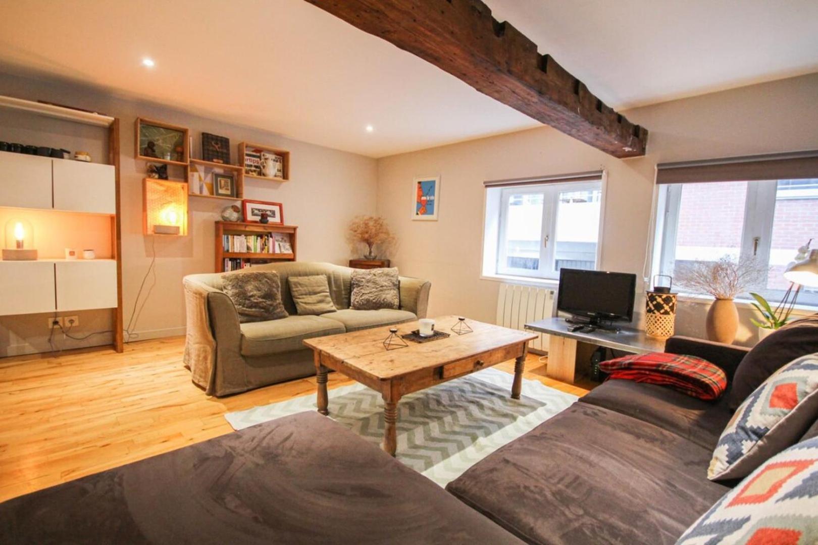 Apartament Duplex In The Heart Of Old Lille Terrace + Parking Zewnętrze zdjęcie