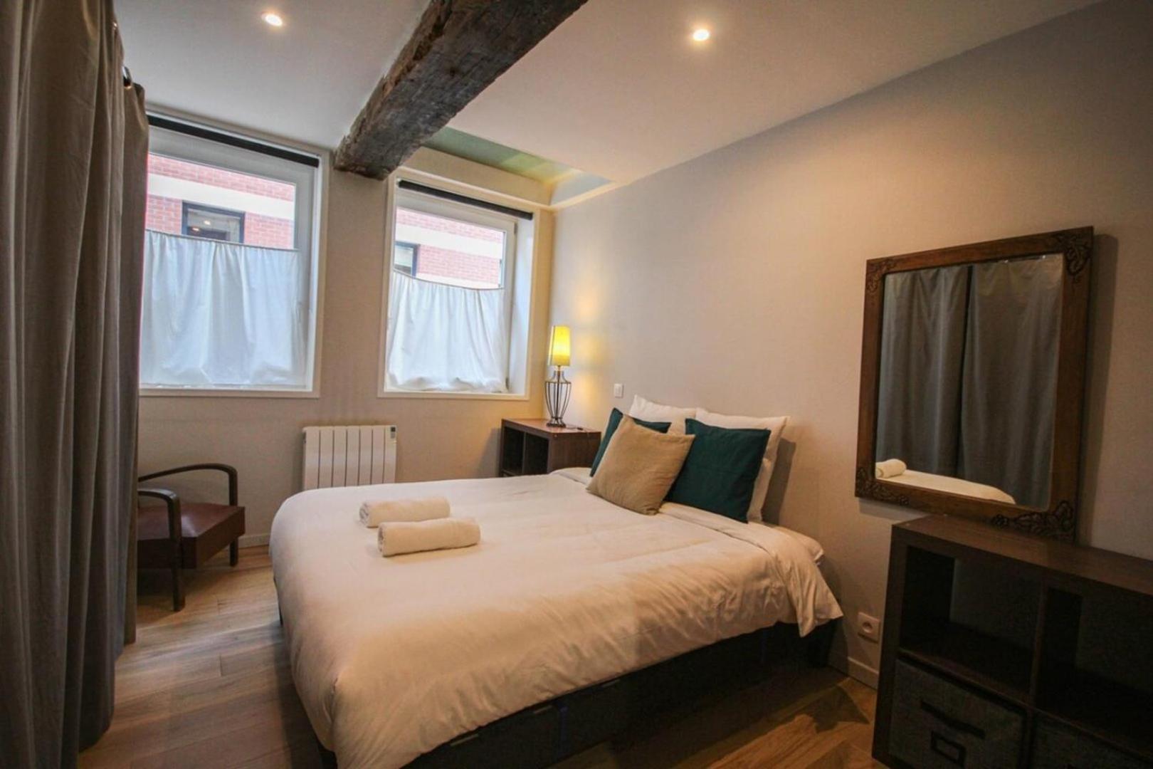 Apartament Duplex In The Heart Of Old Lille Terrace + Parking Zewnętrze zdjęcie
